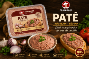 PATE – món ăn quen thuộc trong văn hoá ẩm thực Việt